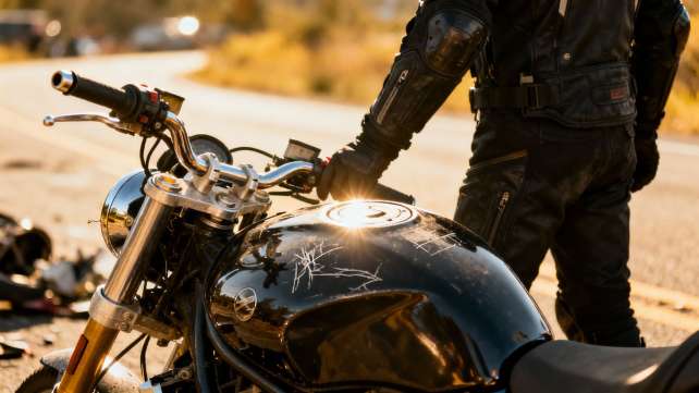 Motorcycle accident claim comparison