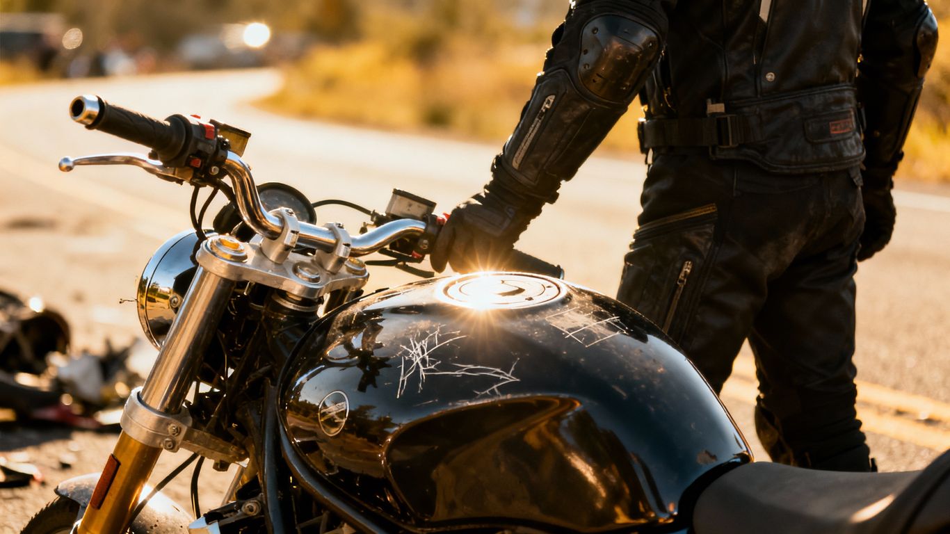 Motorcycle accident claim comparison